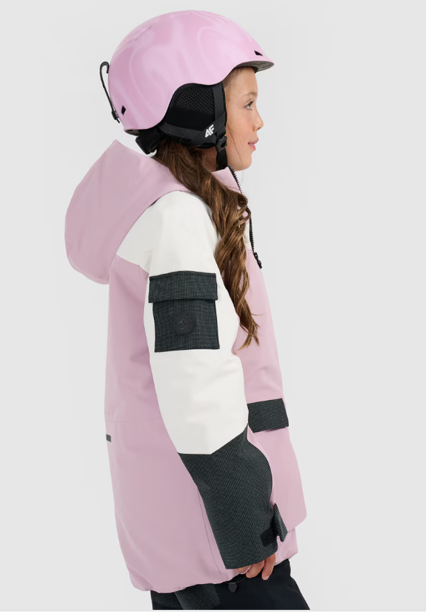 giacca da snowboard 4F rosa 10000 membrana
